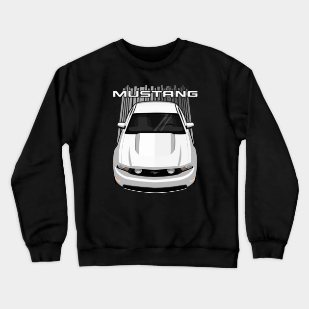 Mustang GT 2010-2012 - White Crewneck Sweatshirt by V8social